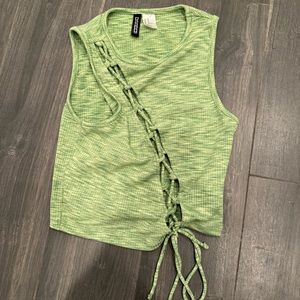 H&M Tied Cross top